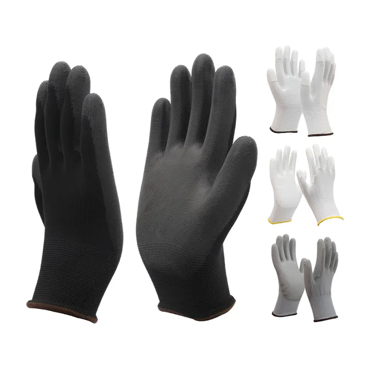 Sunnyhope — gants revêtus en Pu doublés de nylon, accessoires de sécurité industrielle, construction esd, antistatiques, vente en gros