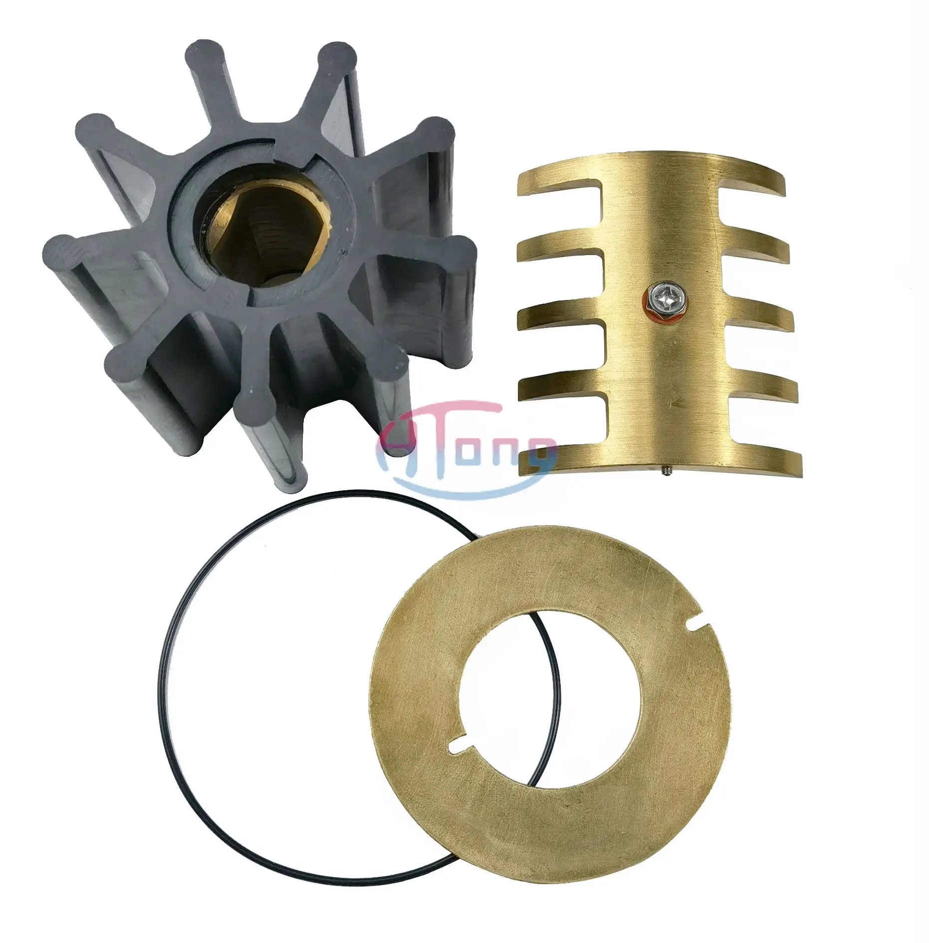 Brass CAM0016 and wer0003 for DJ pump 088-0901 impeller DS 65.06804-0001 JMP 8201-01K rubber impeller