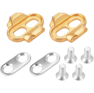 <span class=keywords><strong>Scarpe</strong></span> da Ciclismo 17034 in Rame Dorato Leggere 40g con Tacchette per Pedali <span class=keywords><strong>MTB</strong></span> Mountain Bike - Product Image 2