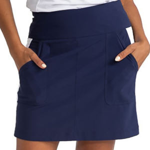 Frauen High Waisted Athletic Golf Skorts Röcke für Workout Laufen Sport Tanzen Spleißen Tennis rock Tasche Golf Skort - Product Image 1