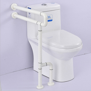 Barres d'appui Hengshui Tengsu en acier inoxydable en forme de U, sur pied, antidérapantes, pour salle de bain, toilettes, personnes handicapées, femmes enceintes - Product Image 2