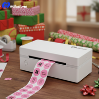 Imprimante d'étiquettes d'expédition thermique directe MHT-L1091 4 x 6 thermique 110 mm USB BT Imprimante de codes-barres Impresora Thermodrucker