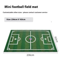Tapis de gazon artificiel personnalisé pour sports de plein air, pelouse de football, gazon artificiel vert, tapis d'extérieur en plastique durable