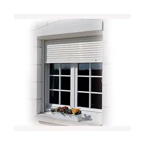 Estilo europeu alta qualidade furacão impacto alumínio impermeável Roll Up janela persianas