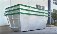 6 benne cubique Benne à ordures en métal Benne à ordures Benne à ordures Conteneur de déchets Recycleur d'aliments Poubelle à ordures