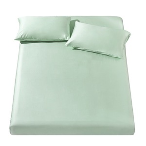 ชุดเครื่องนอนควีนไซส์ ผลิตจากใยไผ่ 100% เนื้อผ้านุ่มพิเศษ สีพื้น ปลอกผ้านวม 300 เส้นด้าย ผ้าซาติน ระบายอากาศได้ดี เย็นสบาย สำหรับงานแต่งงาน ส่งตรงจากโรงงาน - Product Image 5