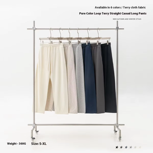 Fabricants de vêtements – Nouveauté Automne – <span class=keywords><strong>Pantalon</strong></span> de survêtement <span class=keywords><strong>homme</strong></span> 360G style sport – Tendance – Coupe droite – Couleur unie – Grammage lourd - Product Image 3