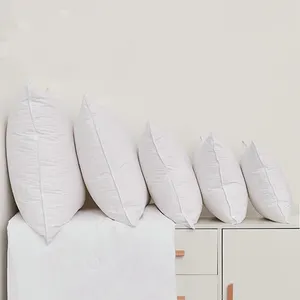 High Quality Pillow 18x18 Pillow Insert Top Seller Wholesale OEM/ODM Luxury Goose Duck Feather Down Filling Pillow Cushion Inners Insert 45x45