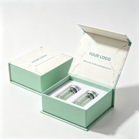Boîte d'emballage de flacon magnétique rigide de luxe écologique personnalisée de 3 ml et 10 ml avec doublure en éponge/mousse et logo personnalisé