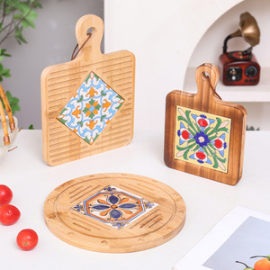 Nuevo Posavasos de Madera - Almohadilla Aislante Térmica <span class=keywords><strong>para</strong></span> <span class=keywords><strong>Mesa</strong></span> y Suelo - Almohadilla <span class=keywords><strong>para</strong></span> Azulejos Antiguos - Mantel Retro - Almohadilla Antiescaldaduras - Product Image 5