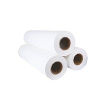 Rollo de película de transferencia DTF PET de despegue en caliente/frío con pegamento acrílico para ropa, acabado mate, doble y simple cara, 30cm*100m, 33cm*100m, 60cm*100m