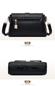 Luxury Designers PU Leather Shoulder Hand <b>Bags</b> Zip Pocket Crossbody <b>Bag</b> Custom Women's Messenger <b>Bags</b> - Product Image 6