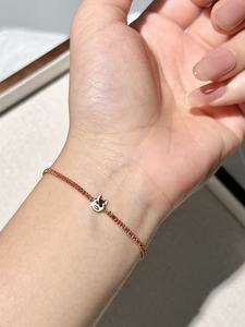 UM Jewelry 925 Silver 18K Gold Plated Enamel Bracelet Making <b>for</b> Unisex/<b>Men</b>/Women Daily Wear Casual Stackable Gift - Product Image 3