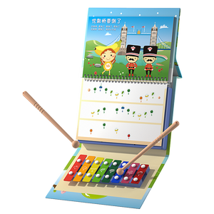 Xilofone Educacional com Teclas Instrumento Musical de Percussão Brinquedos para Crianças de 2 a 4 Anos Pré-escola Jardim de Infância Ferramenta de Aprendizagem Divertida em ABS - Product Image 5