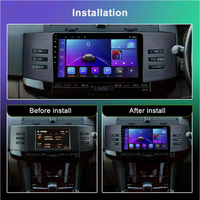 Autoradio Android Reako pour Toyota Reiz Mark X 2005-2009 9 pouces Autoradio Android Stéréo Radio GPS Apple Carplay