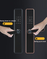 Cerradura de puerta de apartamento con aplicación TTLOCK, cerradura de Seguridad para Oficina, palanca de huellas dactilares Digital, cerradura de manija, Cerradura DE LA MANIJA