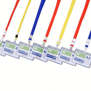 X527 Transparent Waterproof Pvc Exhibition Permit Hard Plastic <b>Id</b> <b>Card</b> <b>Holder</b> - Product Image 2