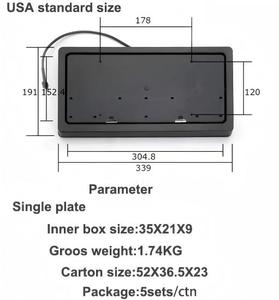 Porta Targa Reversibile USA con Telecomando, Kit Cornice Targa Elettrica Intelligente per Auto - Product Image 6