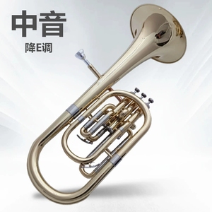 Trombón, Trompeta, Tuba, Bombardino, Euphonium para Estudiantes, Instrumento Musical en Mi bemol con Tubo de Cobre para Principiantes y Bandas - Product Image 4