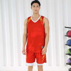 Vêtements de sport d'équipe de basket-ball personnalisés, tenue d'uniforme en maille, ensembles de maillots de basket-ball athlétiques pour adultes - Product Image 2