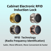 Serrure de cabinet RFID professionnelle HF618SDN, câblage simple, montage universel pour la sécurité des armoires de serveurs de centre de données