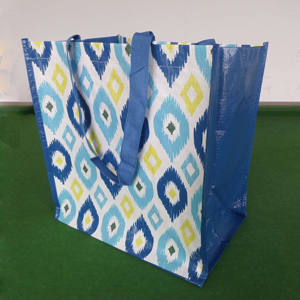 Sac de shopping en toile tissée PP de grande capacité, emballage publicitaire OEM/ODM, sac en plastique, vente en gros - Product Image 4