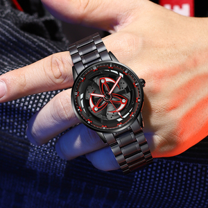 Nouvelle Montre-bracelet à Quartz Officielle 3D Originale Rotative en Gros, Étanche, Thème Anime Sharingan pour <span class=keywords><strong>Kakashi</strong></span> - Product Image 4