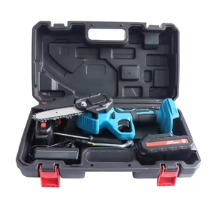 6 Zoll Akku-Kettensäge 2 Lithium-Batterien Mini-Werkzeug Kettensäge Holzschneidemaschine - Product Image 5