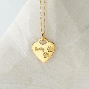 Dainly En Acier Inoxydable Souvenir Cadeaux Bijoux Gravé Message <span class=keywords><strong>Mot</strong></span> Amour <span class=keywords><strong>Maman</strong></span> Papa En Forme De Coeur Pendentif Collier - Product Image 5