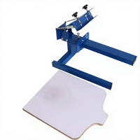 Petite machine d'impression sérigraphique manuelle à plat, table de travail portable pour sérigraphie, imprimante sérigraphique