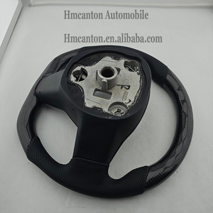 Explosive New Products Perforated Leather Carbon Fiber for Tesla Model 3 Mode Y Car Steering <b>Wheel</b> - Product Image 2