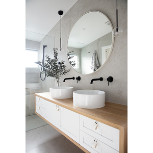 Armoire de rangement murale en bois acier inoxydable, meubles de blanchisserie, lave-<span class=keywords><strong>linge</strong></span>, bon marché, meubles de rangement, vanité Combo, robuste - Product Image 1