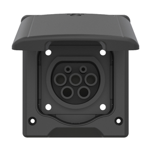 Enchufe de Carga para Vehículos Recreativos y Eléctricos <span class=keywords><strong>ARANA</strong></span>, Impermeable IP44, 230V/32A, Blanco/Negro, Accesorio Exterior Esencial para Campistas y Propietarios de Vehículos Recreativos - Product Image 1