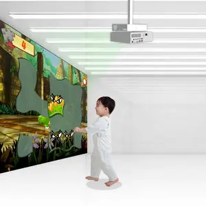 Popular AR Interactive Game Wall Projector 3D Interactive Ball Game For Children