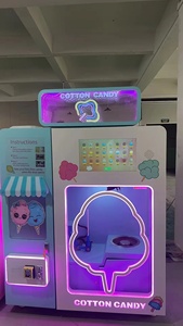Máquina automática de algodón de azúcar que funciona con monedas Arcade, máquina expendedora de juegos con volante de caramelo para Centro Comercial - Product Image 2