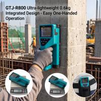 GTJ-R800 Détecteur de barres d'armature intégré de précision standard 1 et mesureur de couverture de béton 220V, garantie 1 an, détection de renforts NDT