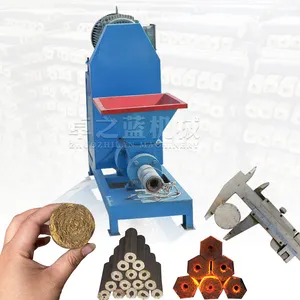 2023 New Type Single Design modern fuel coal stick extruder compressing wood briquette machine line Charcoal for fireplace