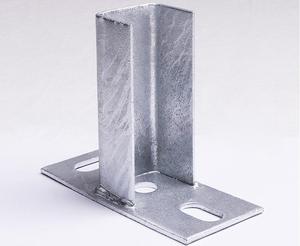 Accessoires de système de montage solaire antiseismique en acier de type C à connexion directe, base photovoltaïque galvanisée à chaud - Product Image 3