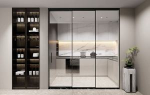 Casa Pasiva de Paredes Estrechas con Puertas y Ventanas de Doble Acristalamiento de Aleación de Aluminio - Product Image 4
