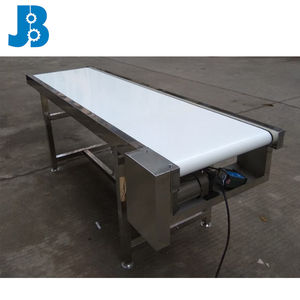 Restoran kullanımı için 2022 beyaz gıda dereceli PVC bant konveyör sistemi paslanmaz çelik çerçeve PU bant vida deşarj pompası çekirdek için - Product Image 3