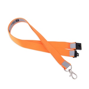 Safety Breakaway Lanyards Custom Logo Wholesale Plastic Reflective Lanyard <b>for</b> Holder <b>Security</b> Id - Product Image 2