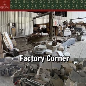 Lavabo mural rectangulaire personnalisé GOLDKING en marbre naturel, lavabos en pierre, lavabo avec un seul bac - Product Image 4