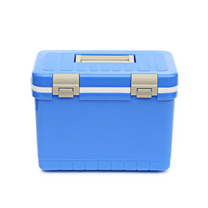 Glacière de stockage portable 11L avec support à main boîtes de boisson alimentaire en plastique écologique pour <span class=keywords><strong>camping</strong></span> en plein air outil de bureau monté sur voiture - Product Image 1