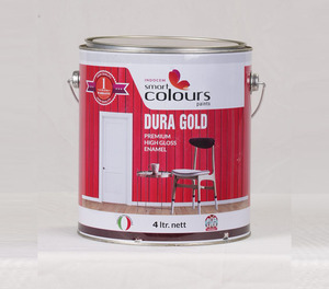 Peinture émail brillante de qualité supérieure Duragold, à base d'alkyde, durable, pour surfaces intérieures et extérieures en bois et en métal, résistante aux UV - Product Image 6