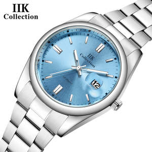 IIK Gb980 Silver Relogio Masculino Top Relojes de pulsera de lujo Correa de acero Relojes Hombre Hombres Relojes analógicos IIK Factory - Product Image 4