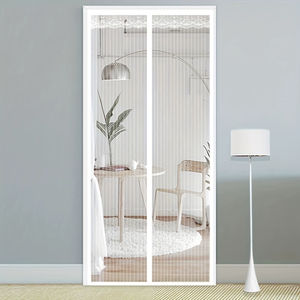 Cortina magnética antimosquitos para puerta de malla, cortina de puerta magnética de poliéster a prueba de mosquitos con imán - Product Image 4