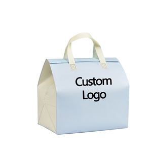 Aluminum Foil Insulated Non-Woven Cartoon Pattern Waterproof Foldable Portable <b>Cooler</b> Bag for Takeout Food Cake <b>Drinks</b> Keep Warm - Product Image 3
