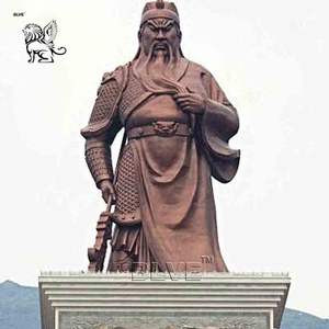 Patung Guan Gong Perunggu Ukuran Khusus BLVE untuk Luar Ruangan, Patung Kwan <span class=keywords><strong>Kung</strong></span> Logam Tembaga Besar untuk Dijual - Product Image 2