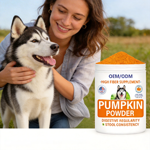 Lucpets ODM OEM Compresse Morbide di Polvere di Zucca ad Alta Potenza, Polvere di Zucca Pura per <span class=keywords><strong>Cani</strong></span>, Alta Proteina, Assorbimento Rapido, Supporto Immunitario - Product Image 2