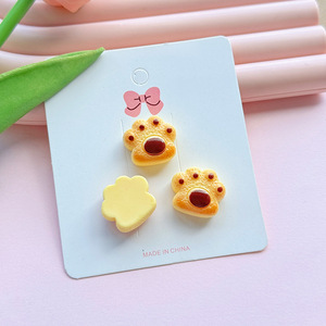 C&J Custodia per Telefono 3D con Cucciolo <span class=keywords><strong>e</strong></span> <span class=keywords><strong>Orso</strong></span> in Crema, Accessori per Capelli Fatti a Mano, Mini Charm in Resina Cartoon Fai-da-Te, Accessori per Artigianato - Product Image 4